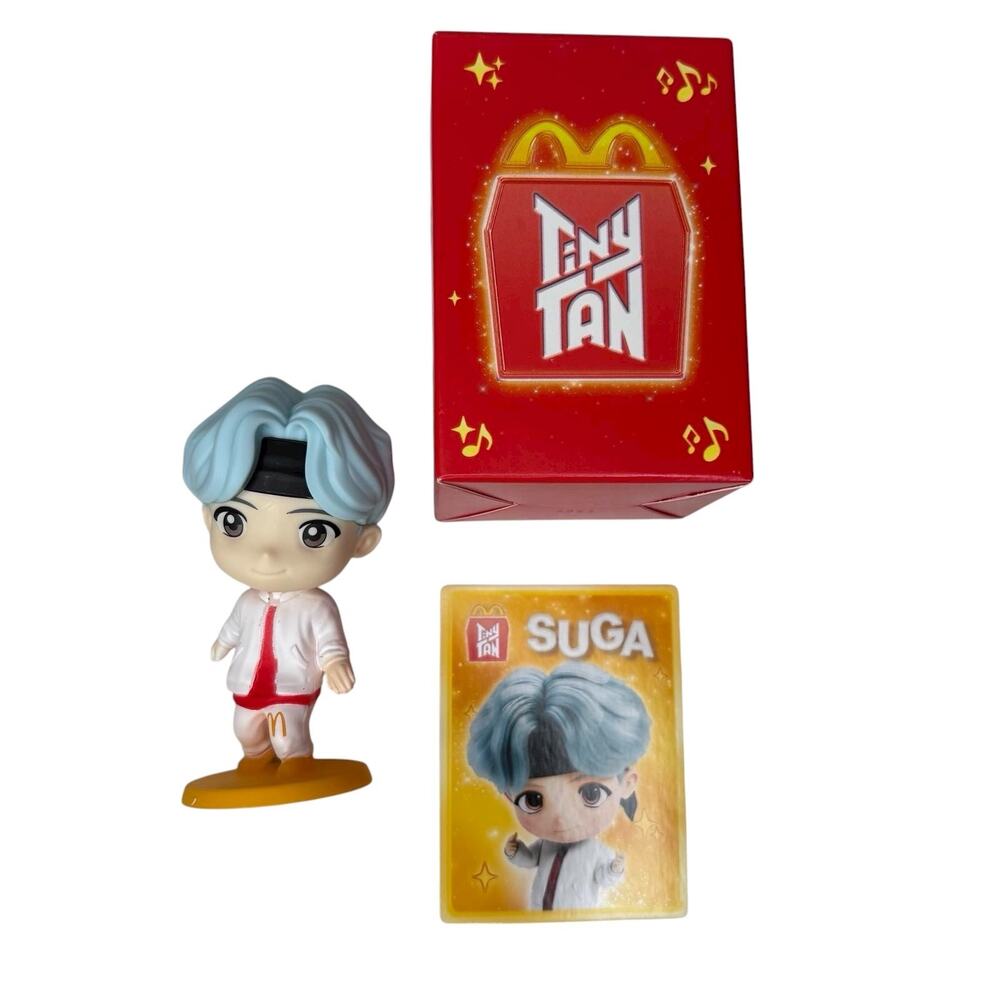 BTS SUGA TinyTAN McDonald's Figure Toy 2023 with Box & Card Limited Edition